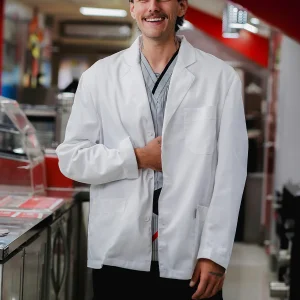Chaqueta Patricio gabardina blanca