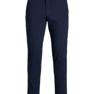PANTALÓN CHINO SLIM TIRO MEDIO MARCO - Navy Blazer