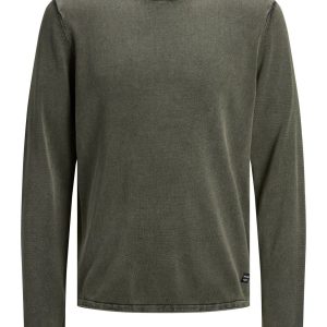 SWEATER TEJIDO BÁSICO LEO - Dusty Olive