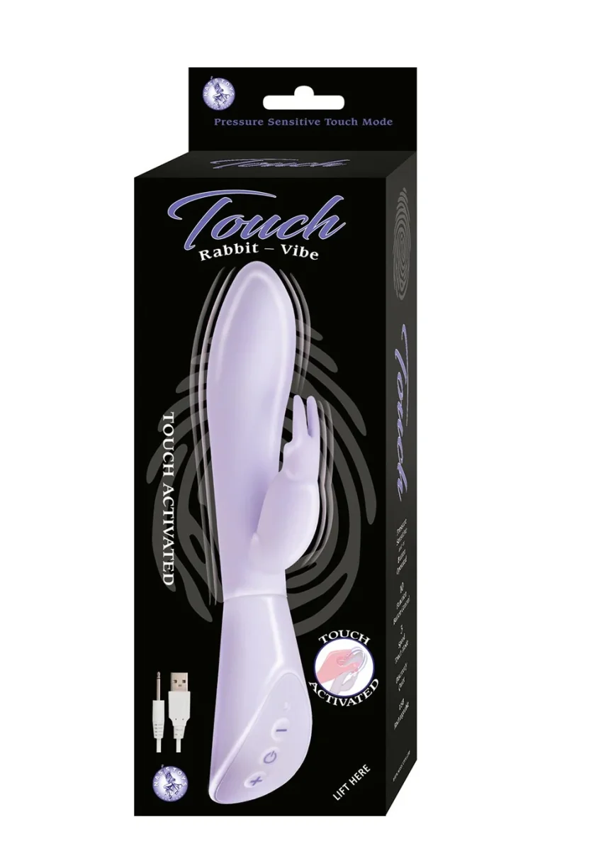 Touch Rabbit Vibe in Lavender. Vibrador Vaginal Activa Al Tacto Recargable Touch Rabbit - Imagen 2