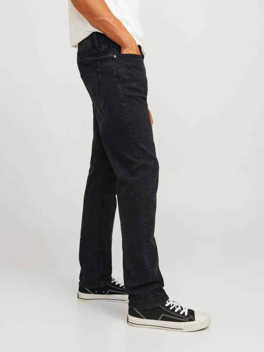 JEAN TAPERED TIRO MEDIO ADAM 270 - Black Denim - Imagen 9
