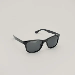GAFAS PASTA NEGRAS CONTRASTE DORADO