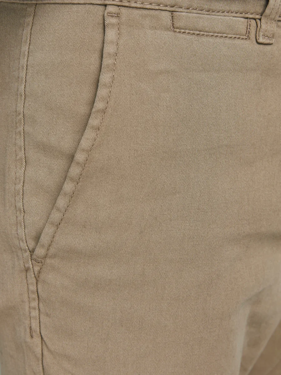 PANTALÓN CHINO SLIM TIRO MEDIO MARCO - Beige - Imagen 6