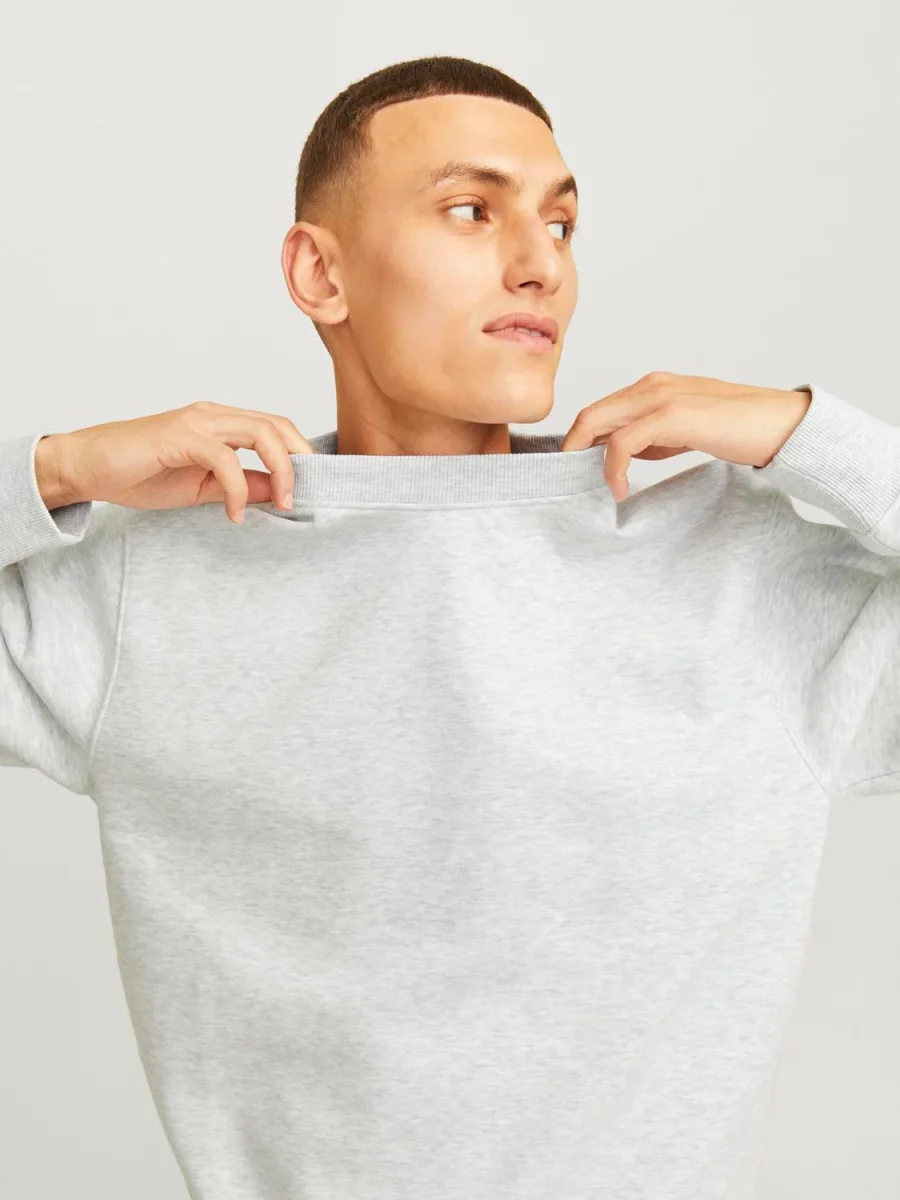 POLERÓN LOOSE BÁSICO URBAN - White Melange - Imagen 5