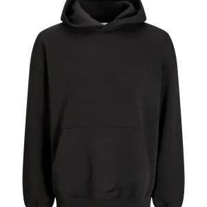 POLERÓN CON CAPUCHA LOOSE BÁSICO URBAN - Black