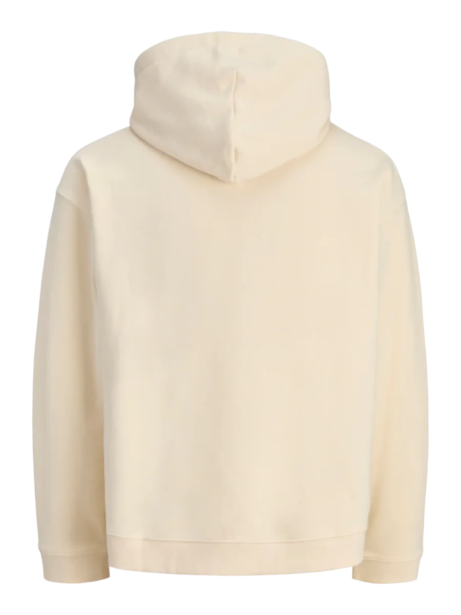 POLERÓN OVERSIZE CON CAPUCHA ESTAMPADO BOWERY-Antique White - Imagen 3