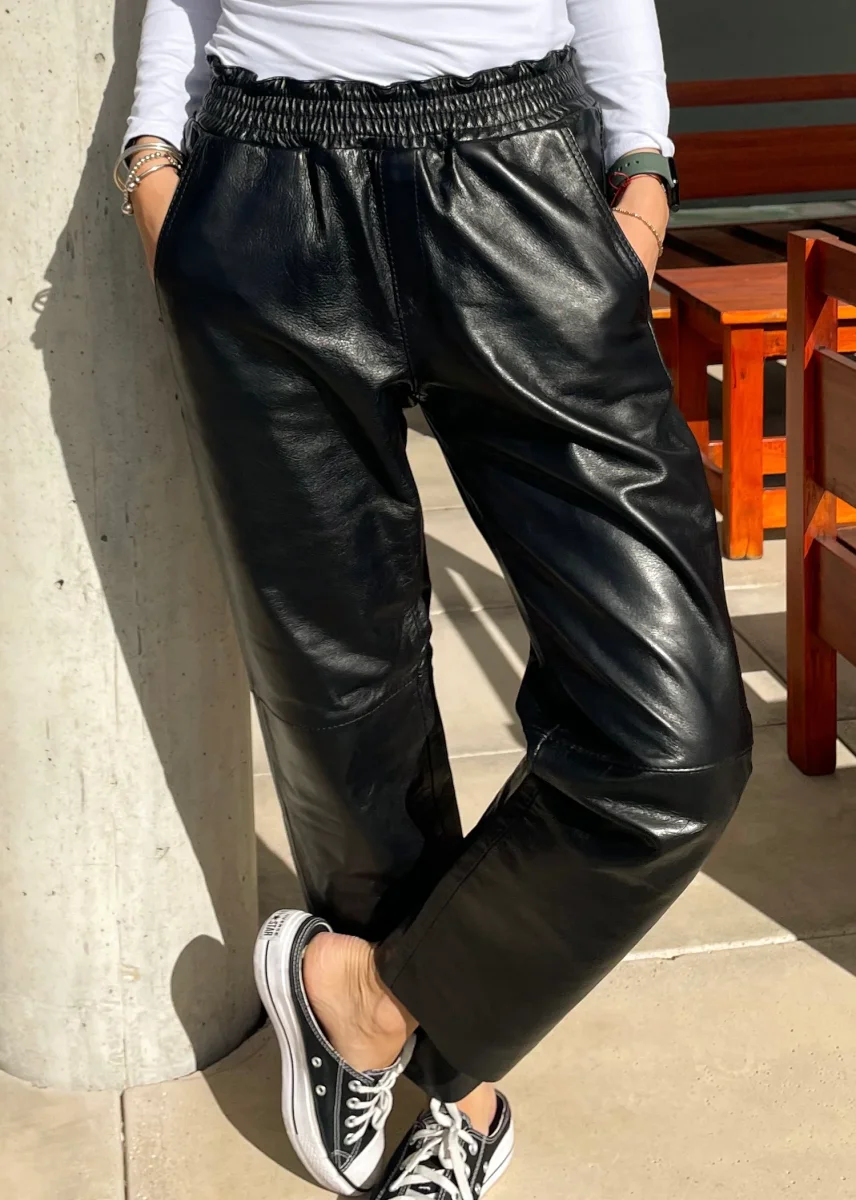Pantalón de cuero Agnes L. - Imagen 2