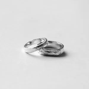 Alianzas de boda Huellas Dactilares