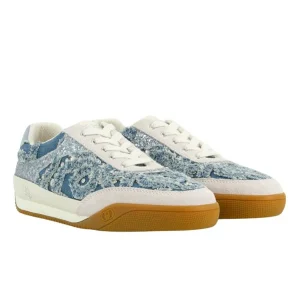 LIU JO LEWIS 04 SNEAKER DENIM STRASS GLITTER BLU