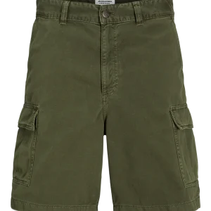 SHORT CARGO LOOSE TIRO MEDIO AVERY - Olive Night