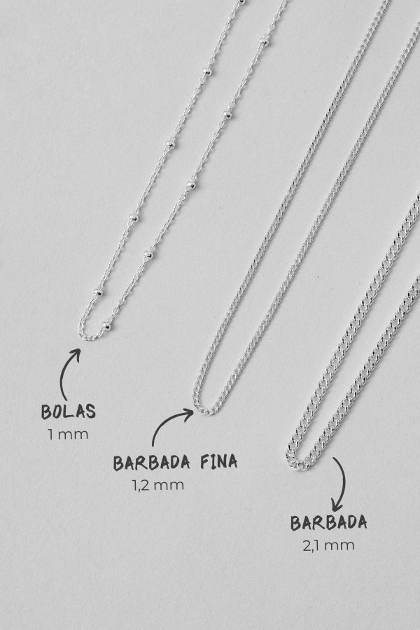Collar Placa Textura Diagonal - Imagen 6