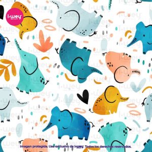 Estampado Elefantitos con Amor