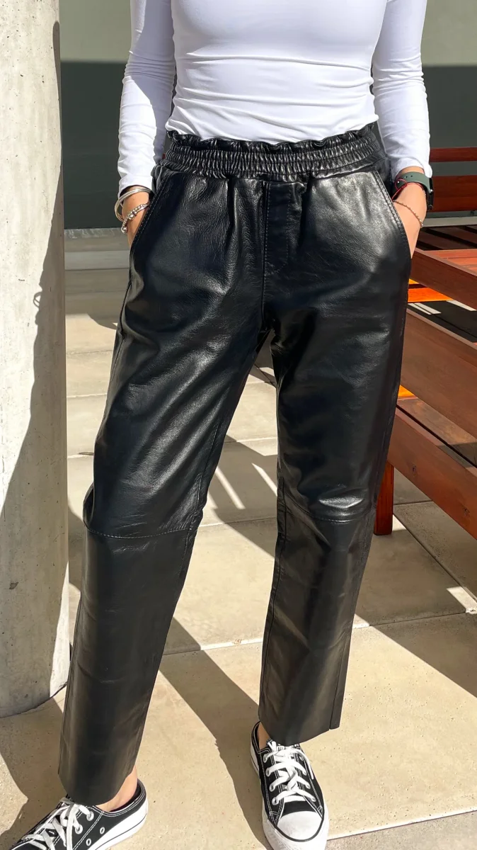 Pantalón de cuero Agnes L. - Imagen 4