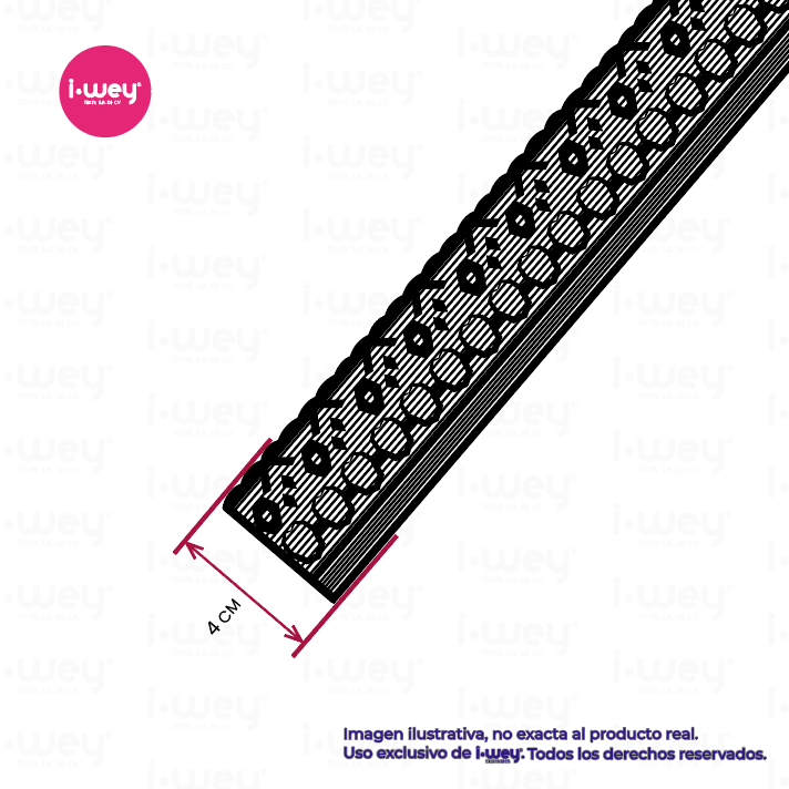 Encaje Elástico con Silicón #101 - Imagen 4