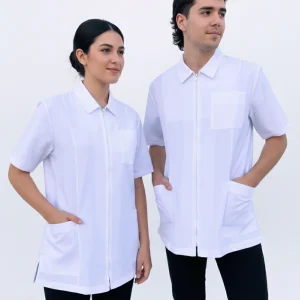 Chaqueta Laboratorio unisex MC blanco