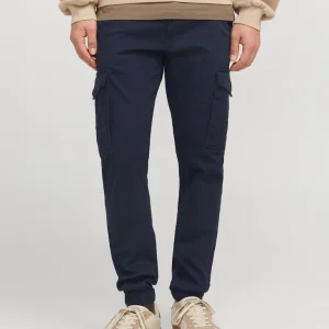 Pantalón Cargo Slim Azul Marino - JJIPAUL JJFLAKE AKM 542 NAVY BLAZER NOOS