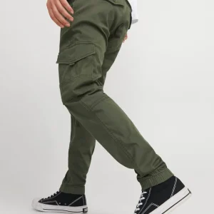 Pantalón cargo verde oliva - JPSTPAUL FLAKE CARGO OLIVE NIGHT NOOS