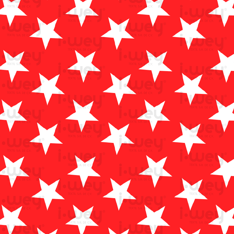 Estampado Estrellas Carmesí