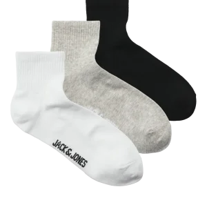 PACK DE CALCETINES DEPORTIVOS LEON - White Pack:Light grey melange - Black