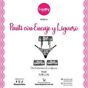 Patrón de Panti con Encaje y Liguero