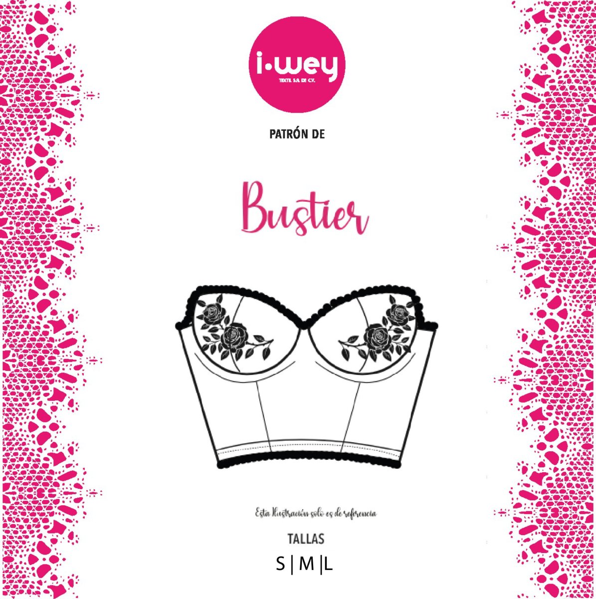 Patrón de Bustier