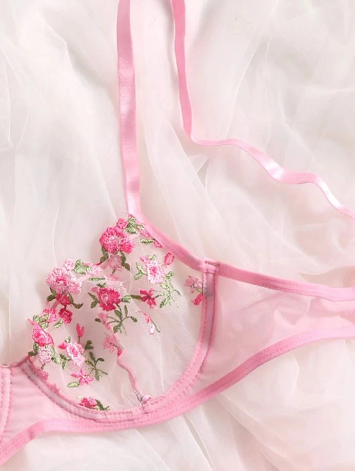 Set de lencería: Rose Lace Serenity - Imagen 4