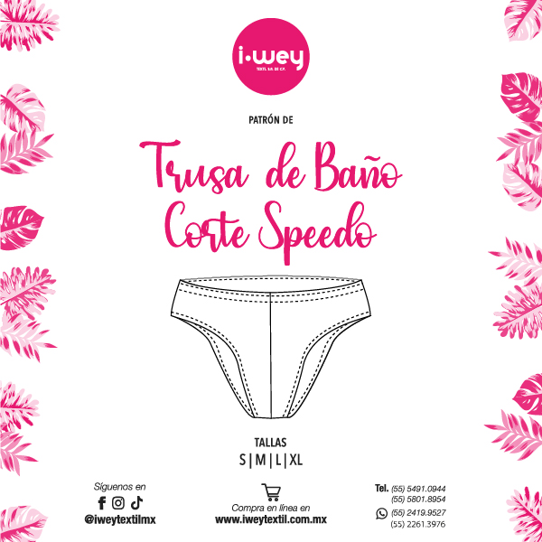 Patrón de Traje de Baño Corte Speedo