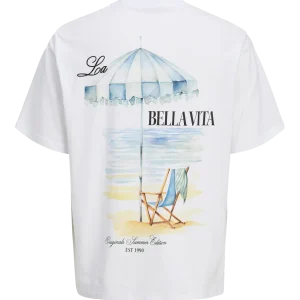 POLERA LOOSE ESTAMPADA HYDRA-Bright White