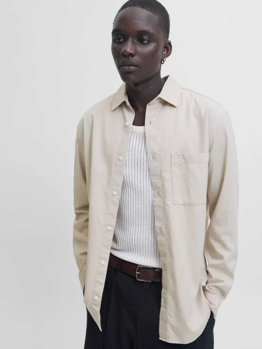 JPRBLASTANFORD Shirt - Silver Lining