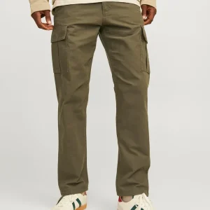 PANTALÓN CARGO RELAXED TIRO MEDIO BARKLEY - Olive Night