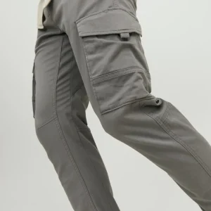Pantalón Cargo Gris - JPSTPAUL JJFLAKE CARGO NOOS
