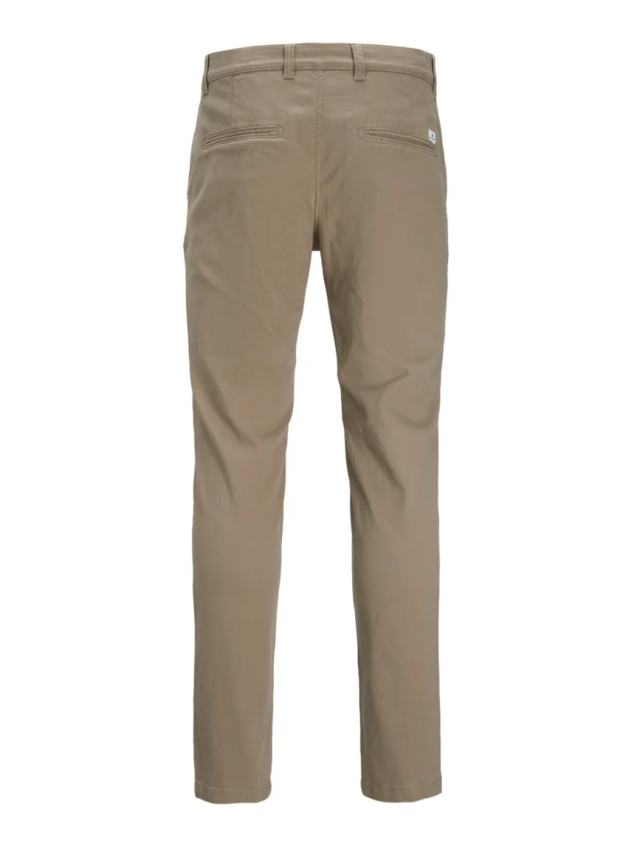 PANTALÓN CHINO SLIM TIRO MEDIO MARCO - Beige - Imagen 9