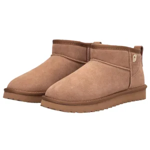 LIUJO JIL 01 ANKLE BOOT COW SUEDE COGNA
