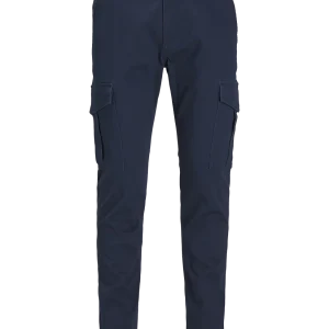 PANTALÓN CARGO SLIM TIRO MEDIO JOE - Navy Blazer
