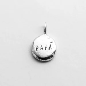 Colgante de plata Papá