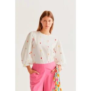 COMPANIA FANTASTICA TOP 100 ALGODON CON ESTAMPADO MULTI TULIP