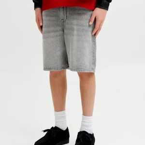Pantalones cortos de 5 bolsillos - Denim gris - JJITONY