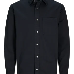 CAMISA RELAXED MANGA LARGA DOVER - Black Beauty Fit:COMFORT FIT