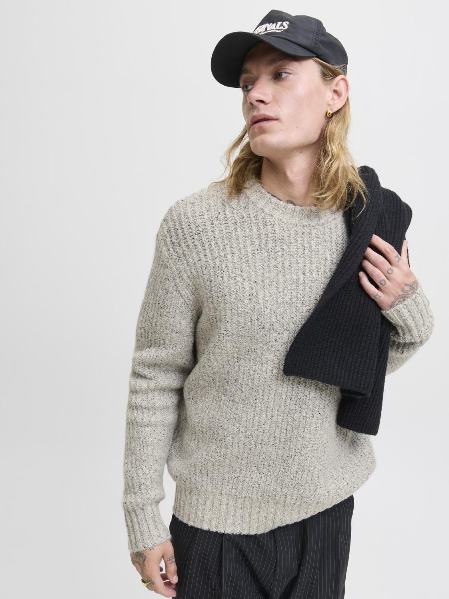 SWEATER LOOSE BOWERY-Sea Salt Detail:Melange - Imagen 4