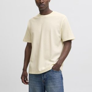 POLERA RELAXED CON TEXTURA AUSTIN-Antique White Detail:MELANGE