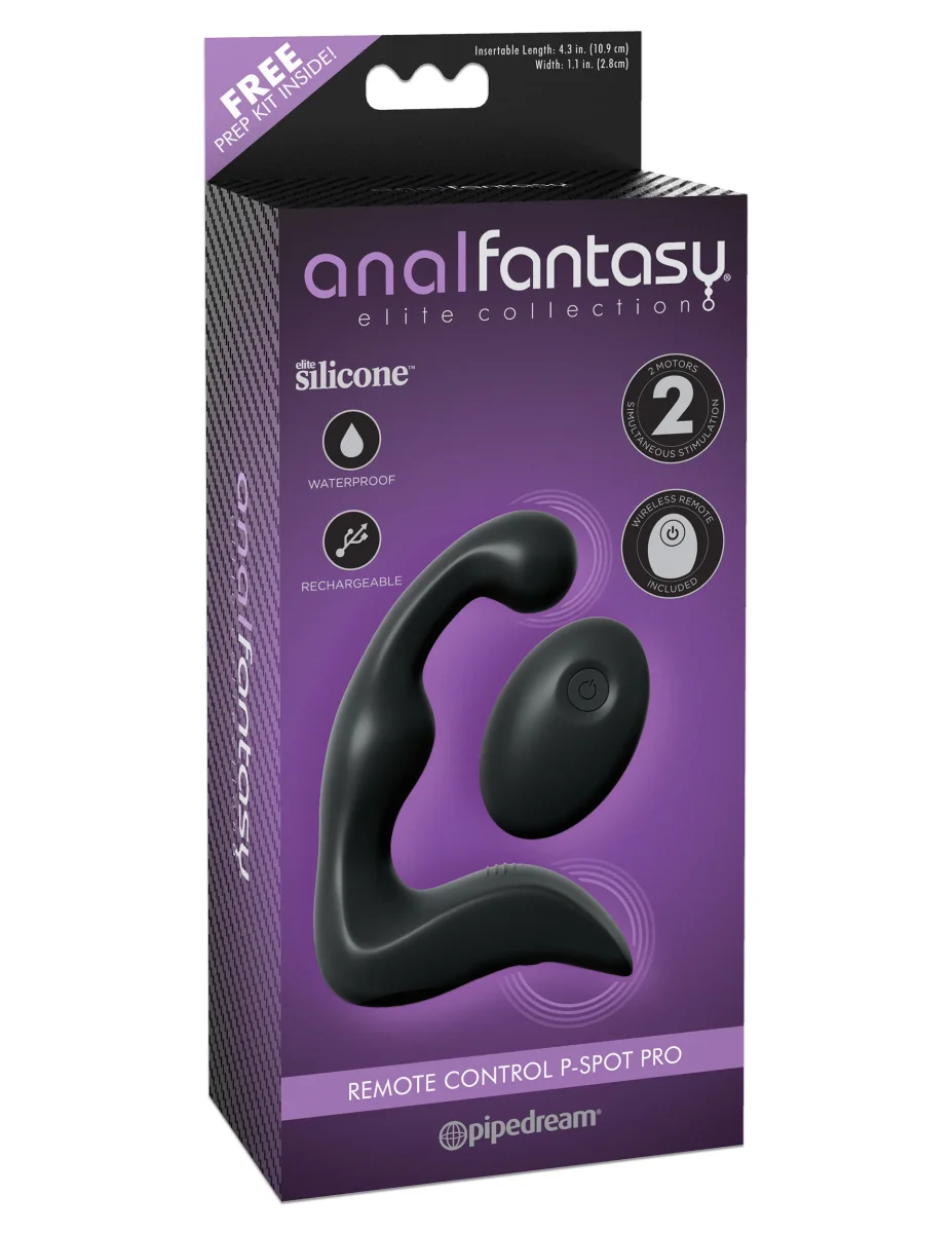 Estimulador Prostático Recargable Plug anal Fantasy Elite Remote Control P-Spot Pro - Imagen 2