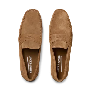 MOCASINES DE GAMUZA JENSEN-Cognac Detail:NEW OUTSOLE