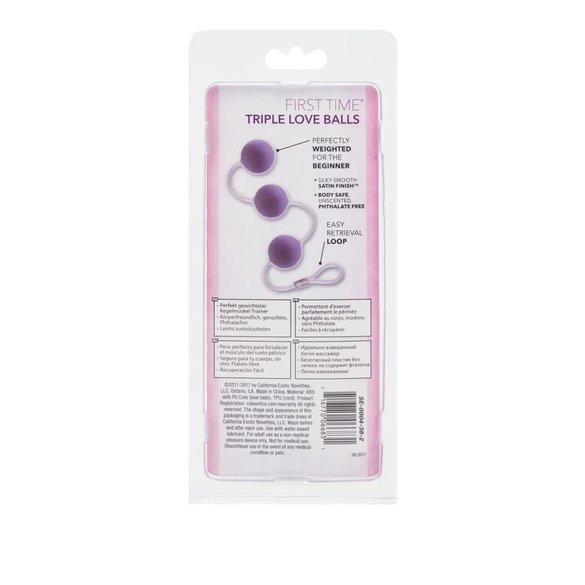 Triple First Time Bolitas Kegel Bola Ejercicios Piso Pelvico Control Vaginal - Imagen 5