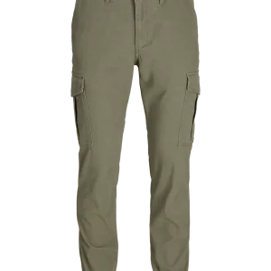 PANTALÓN CARGO SLIM TIRO MEDIO JOE - Dusty Olive
