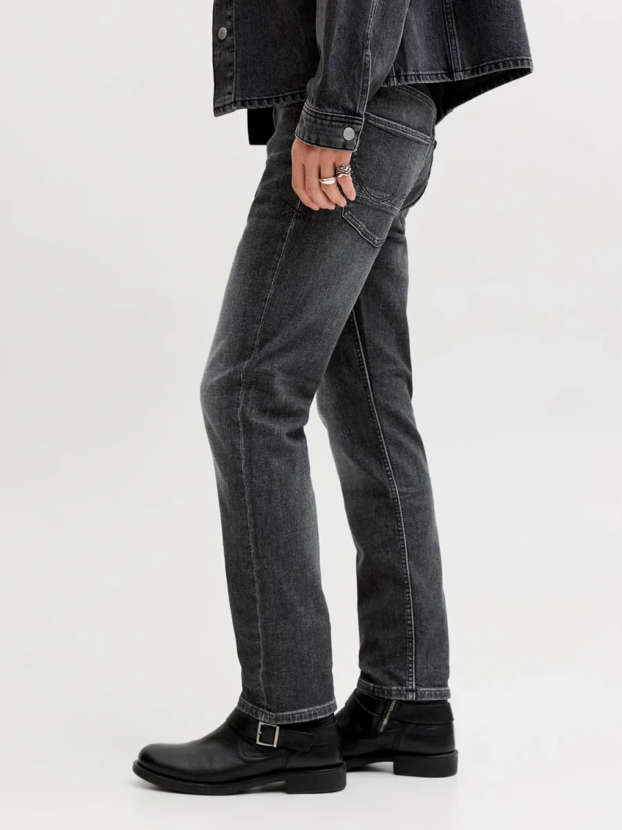 JJICLARK Jeans - Black Denim - Imagen 8